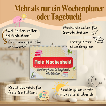 Mein Wochenheld Wochenplaner & Tagebuch
