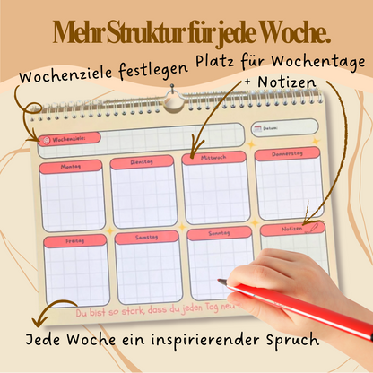 Mein Wochenheld Wochenplaner & Tagebuch